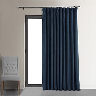 EFF Signature Velvet Double-Wide Blackout Window Curtain Panel