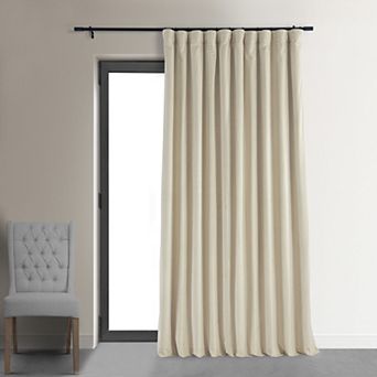 EFF Signature Velvet Double-Wide Blackout Window Curtain Panel