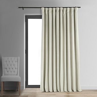 EFF Signature Velvet Double-Wide Blackout Window Curtain Panel
