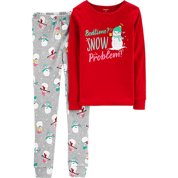 Carters discount snowman pajamas
