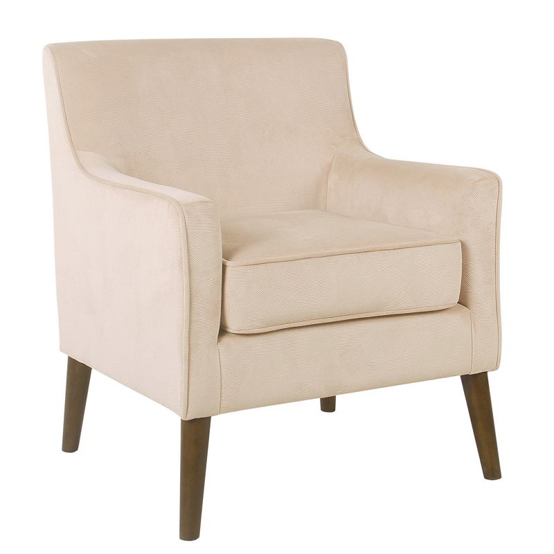 HomePop Davis Mid-Century Accent Chair, Pink - 66140035 - Furniture Complete your living room with this stylish HomePo sku 66140035