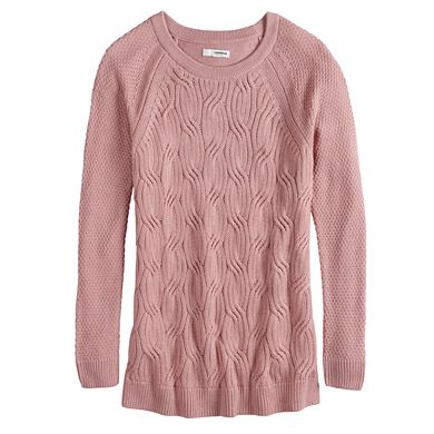Women's Sonoma Goods For Life® Twist Cable-Knit Sweater