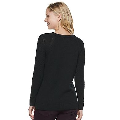 Women's Sonoma Goods For Life® Twist Cable-Knit Sweater