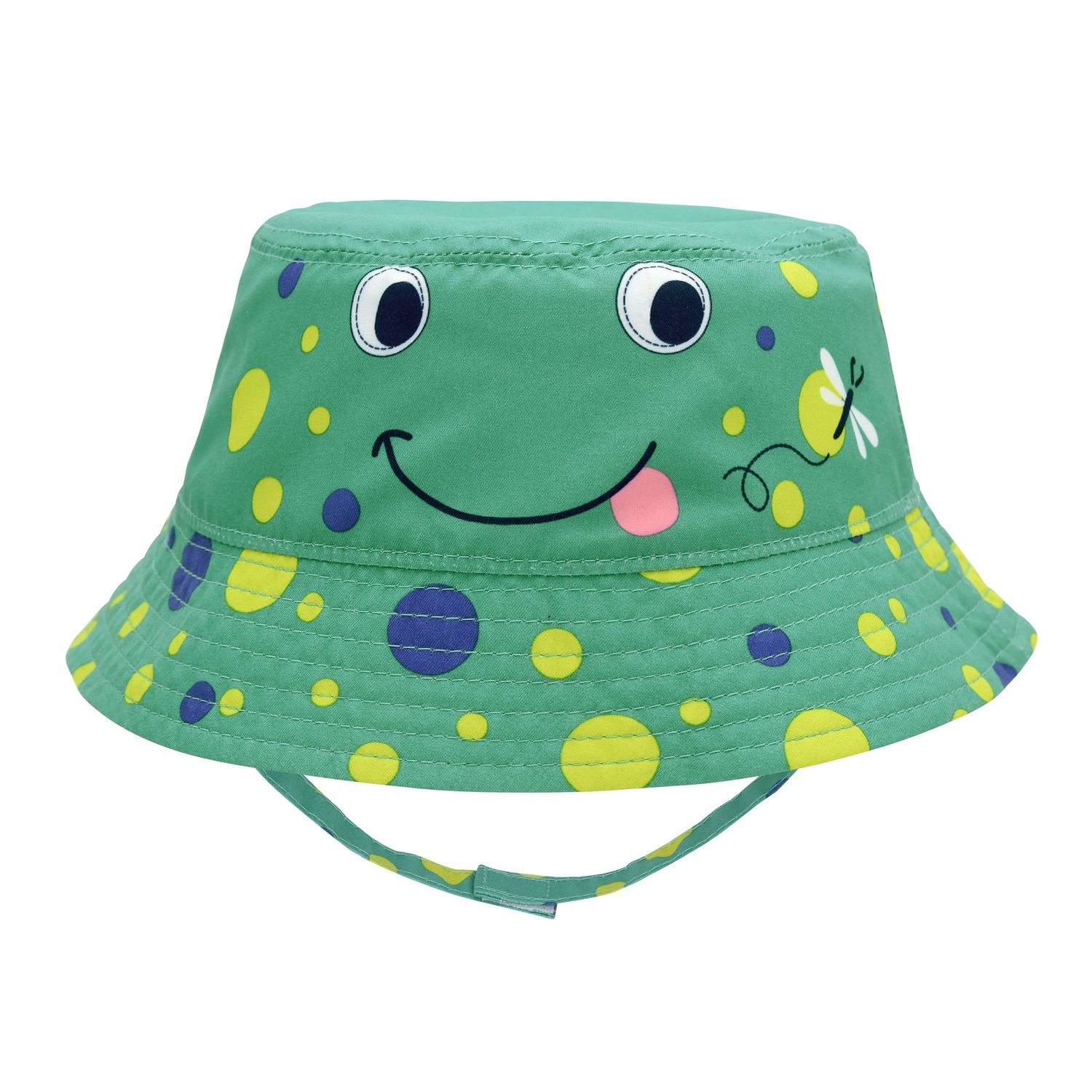 Baby Boy Frog Bucket Sun Hat