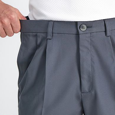 Men's Haggar® Cool 18® PRO Straight-Fit Solid Pleated Shorts
