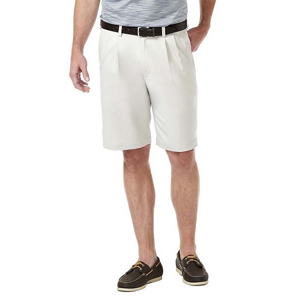 Men's Haggar® Cool 18® PRO Straight-Fit Solid Pleated Shorts Men's Haggar® Cool 18® PRO Straight-Fit Solid Pleated Shorts