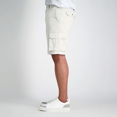 Men's Haggar® 10" Straight-Fit Stretch Cargo Flat-Front Shorts
