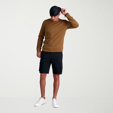 Men's Haggar® 10" Straight-Fit Stretch Cargo Flat-Front Shorts