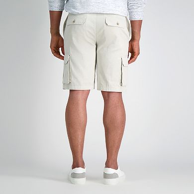 Men's Haggar® 10" Straight-Fit Stretch Cargo Flat-Front Shorts