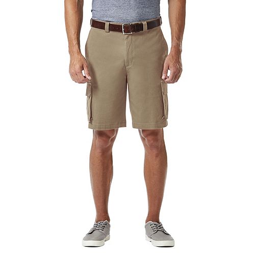 Men's Haggar® StraightFit Stretch Cargo FlatFront Shorts