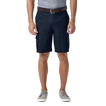 Men's Haggar® 10" Straight-Fit Stretch Cargo Flat-Front Shorts