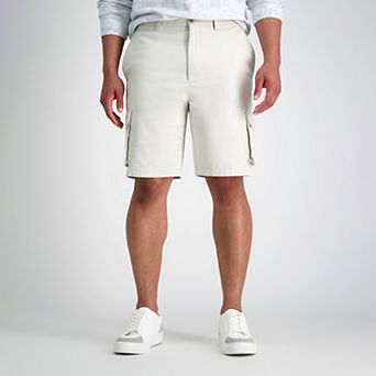 Men's Haggar® 10" Straight-Fit Stretch Cargo Flat-Front Shorts
