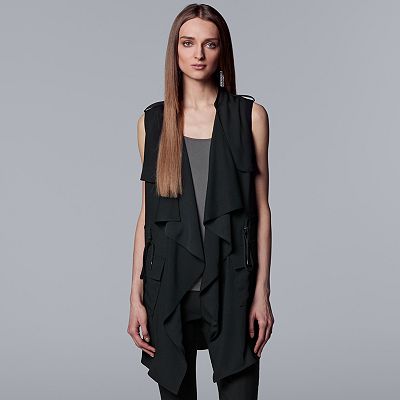 Women's Simply Vera Vera Wang Draped Utility Vest