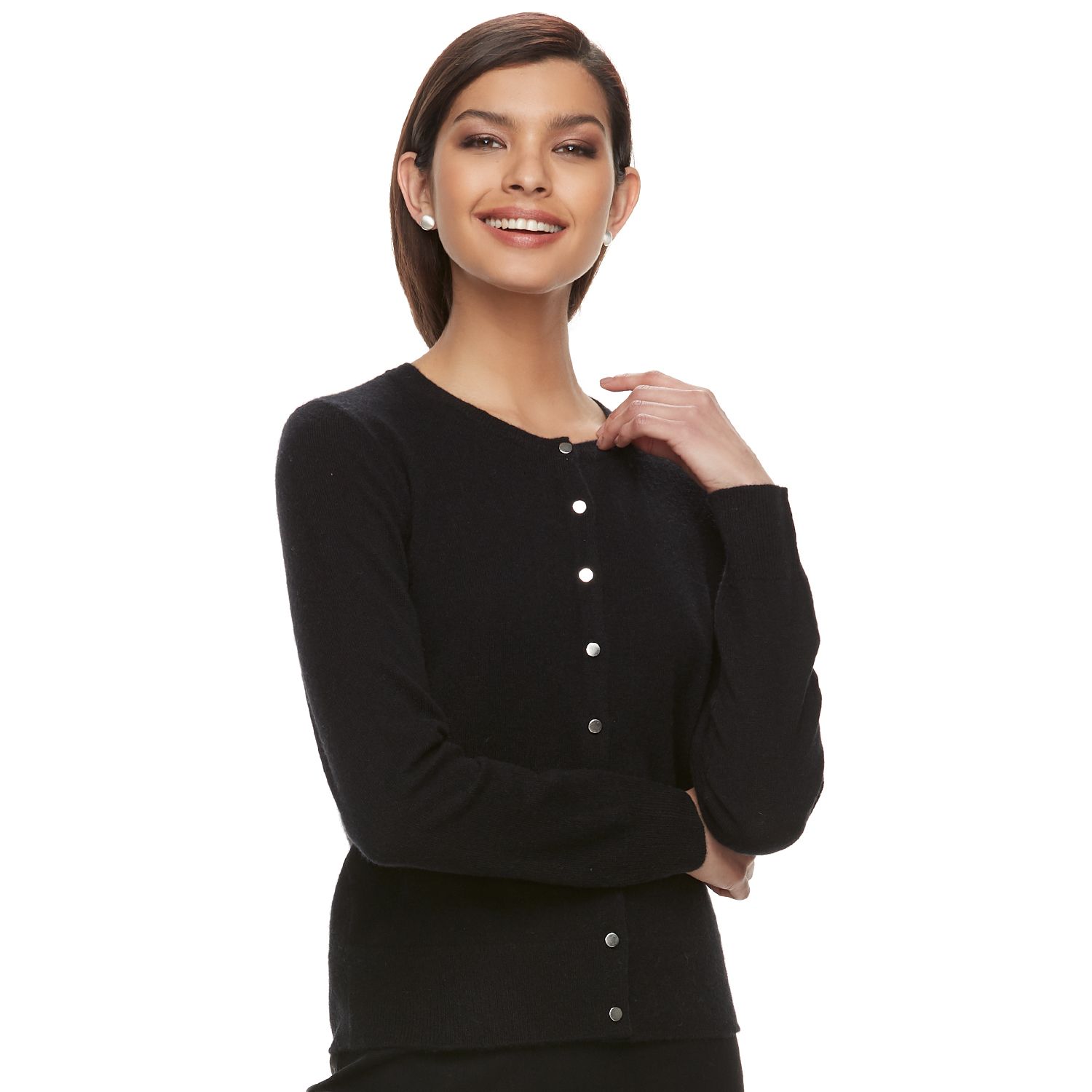 apt 9 cashmere cardigan
