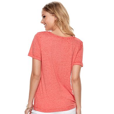 Women's Juicy Couture Burnout Embellished Tee