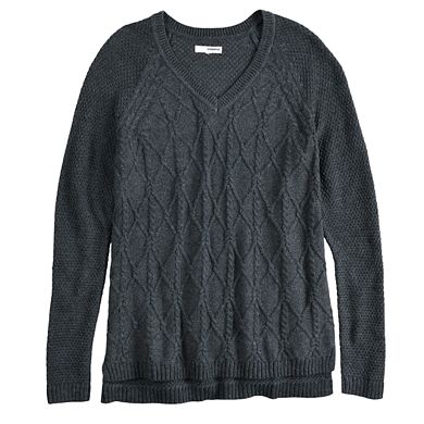 Women's Sonoma Goods For Life® Trellis Cable-Knit Sweater