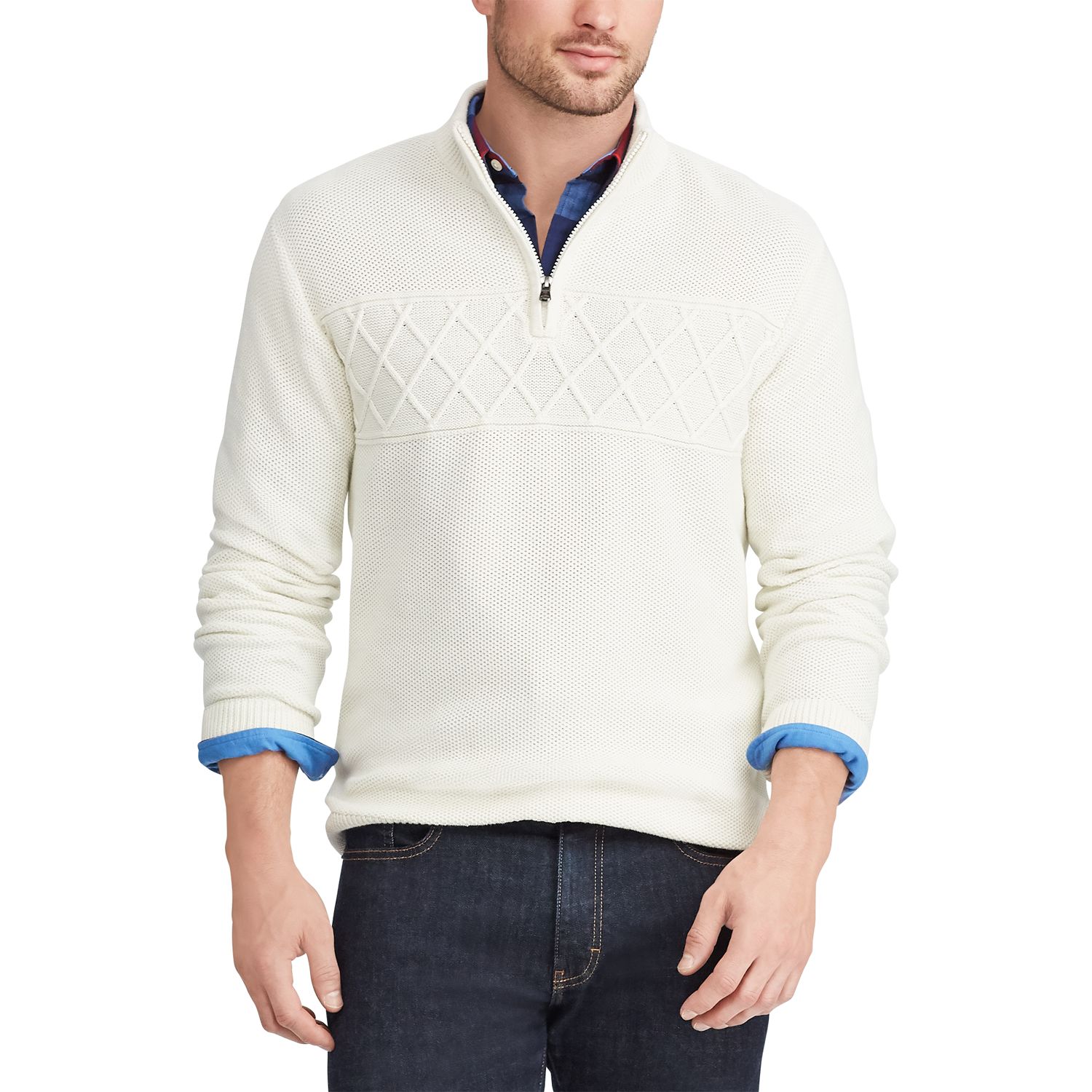 chaps quarter zip pullover