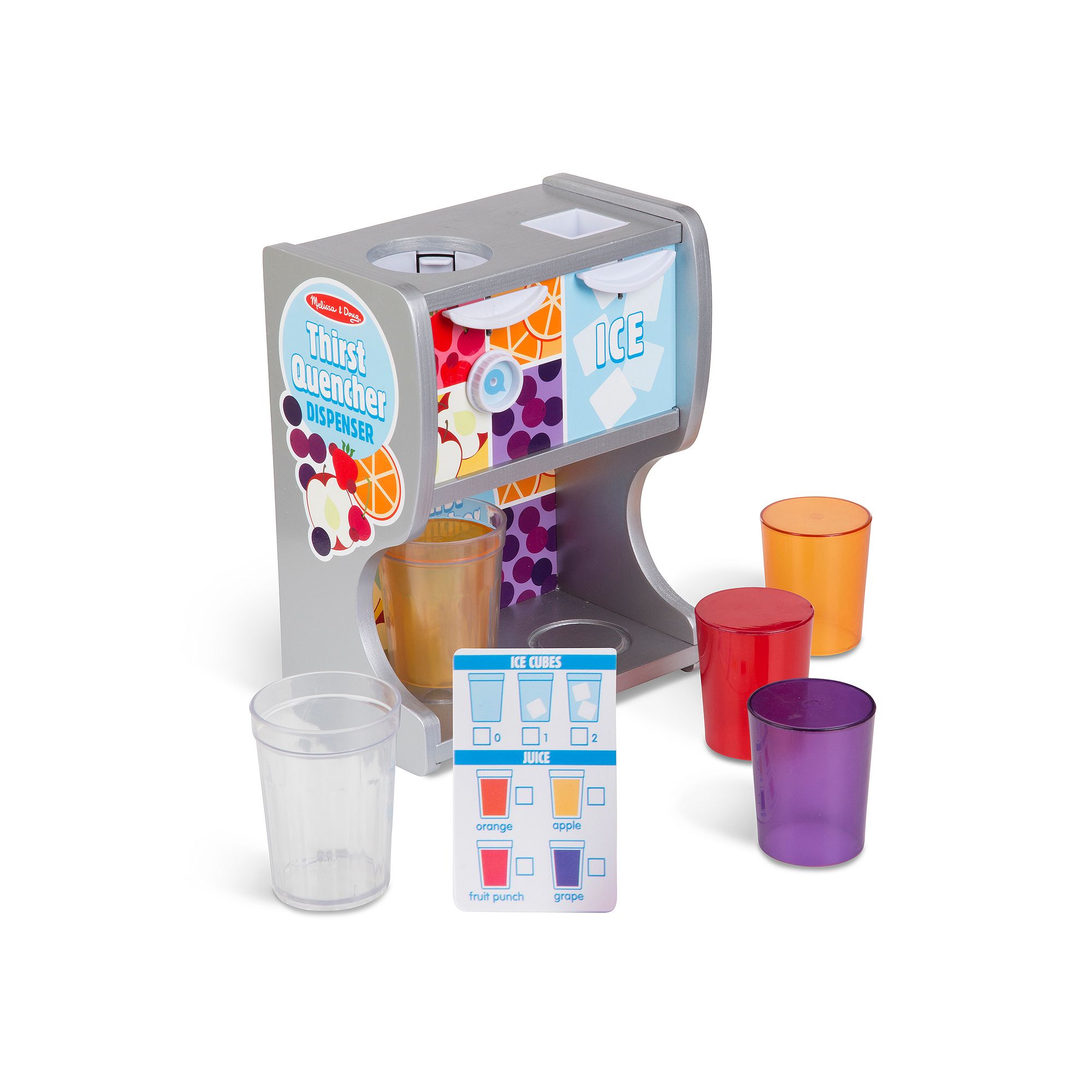 Melissa & Doug Thirst Quencher Dispenser, Multicolor