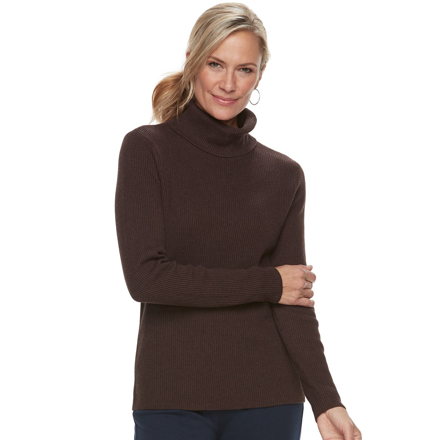 croft and barrow mock turtleneck