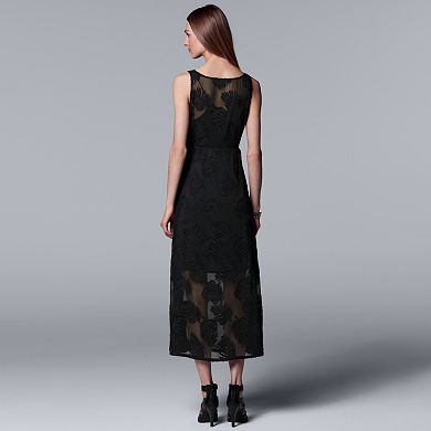 Women's Simply Vera Vera Wang Palm Jacquard Maxi Dress