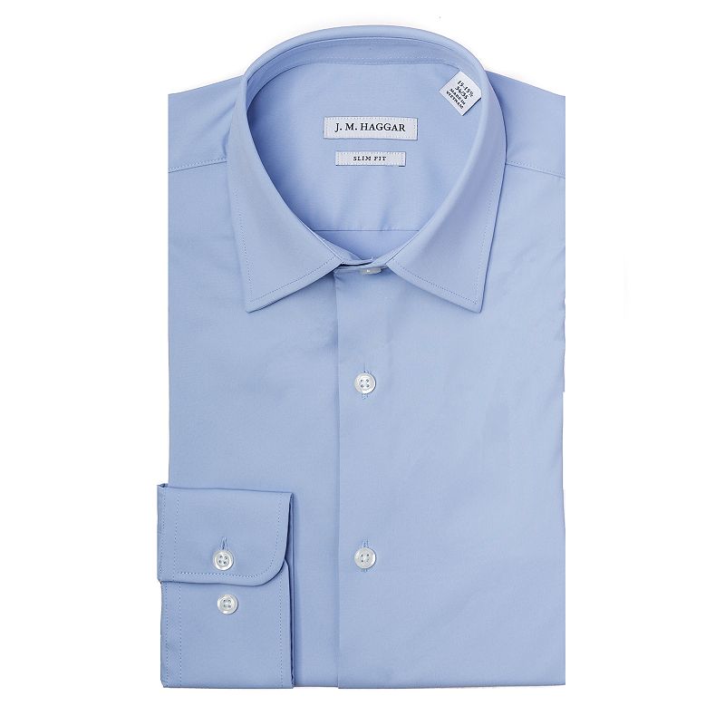 UPC 190697927060 product image for Men's J.M. Haggar Premium Performance Slim-Fit Stretch Dress Shirt, Size: 17.5-3 | upcitemdb.com