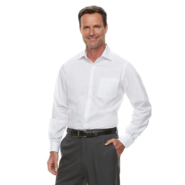 haggar slim fit dress shirts