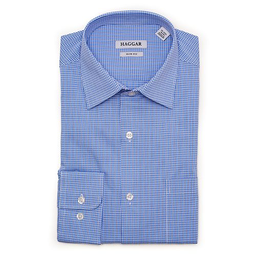 haggar slim fit dress shirts