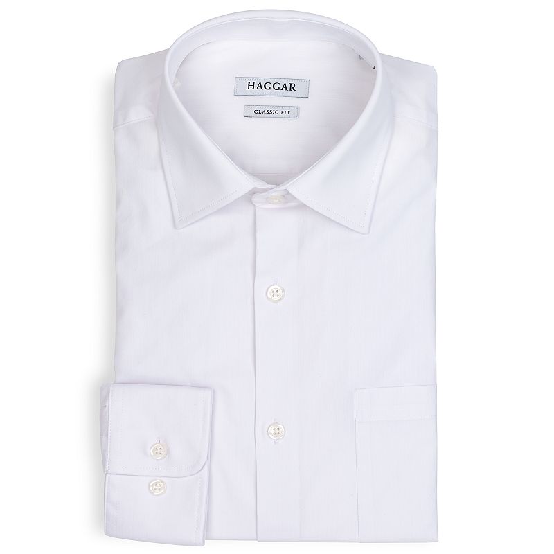 UPC 190697811314 product image for Men's Haggar Premium Comfort Regular-Fit Stretch Dress Shirt, Size: 17.5-34/35,  | upcitemdb.com