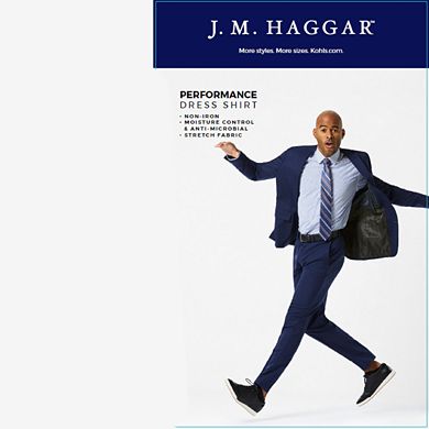 Men's J.M. Haggar Premium Performance Classic-Fit Stretch Dress Shirt