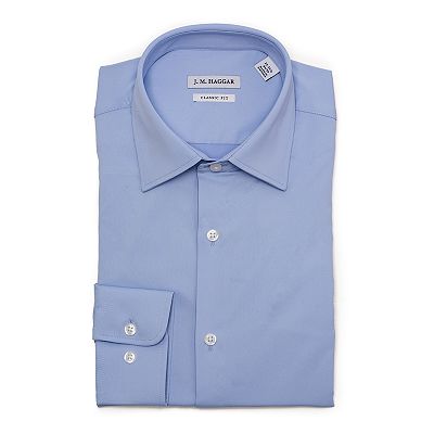 j.m. haggar slim fit dress shirt Haggar Wrinkle Free Slim Fit Dress Shirt in Black