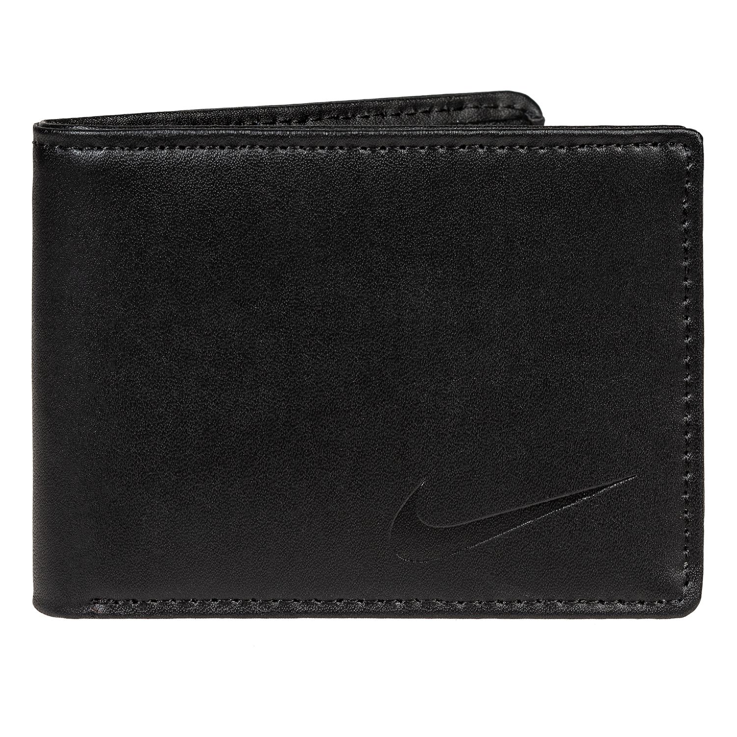 nike leather bifold wallet