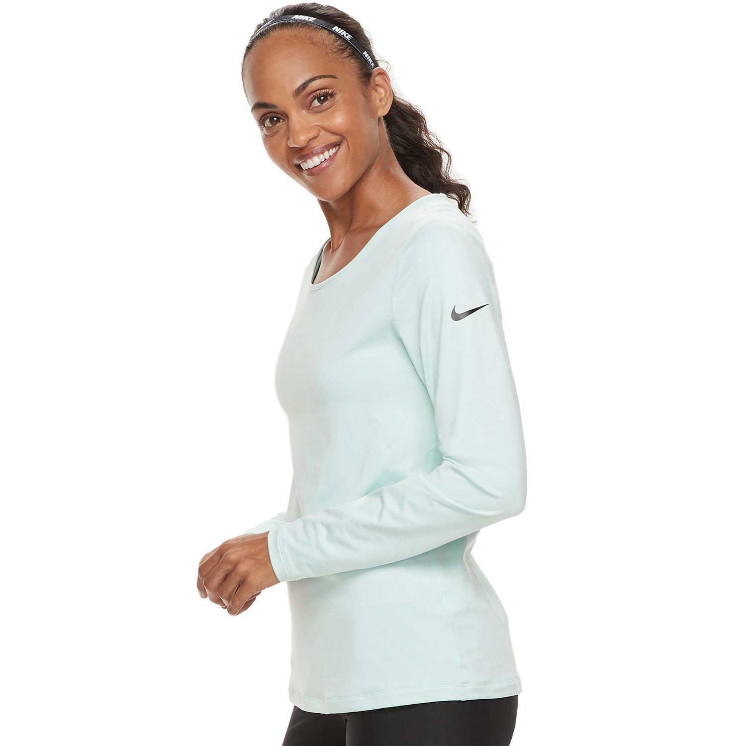 nike pro training long sleeve top