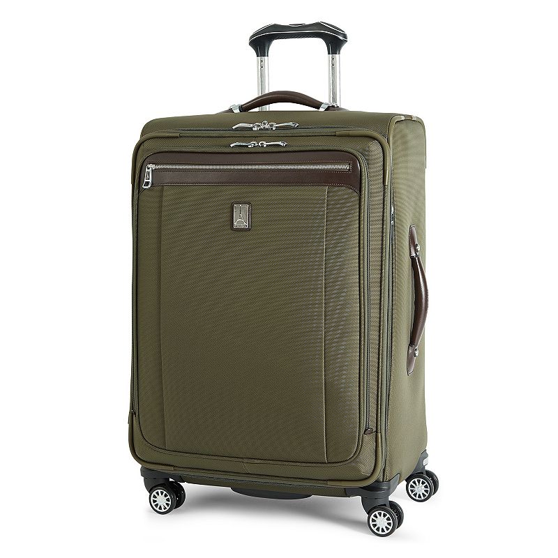 Travelpro Platinum Magna 2 Expandable Spinner Luggage, Green, 20 Carryon