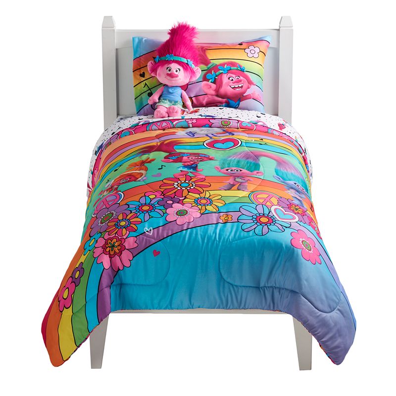 Kids Dreamworks Trolls Love Life Twin Twin Xl Comforter
