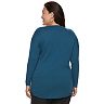 Plus Size Apt. 9 Sparkle Boatneck Sweater
