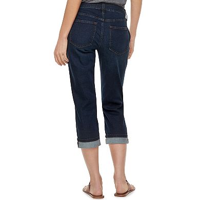 Women's Sonoma Goods For Life® Curvy Cuffed Capri Jeans