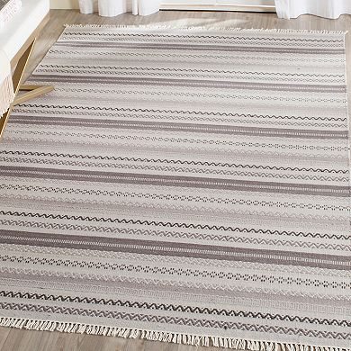 Safavieh Kilim Emma Striped Wool Blend Rug