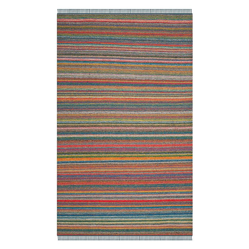 Safavieh Kilim Mia Striped Rug, Blue, 4X6 Ft