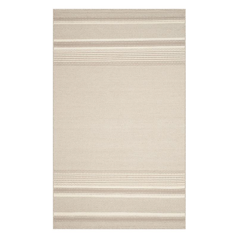 Safavieh Kilim Addison Striped Wool Rug, Grey, 4X6 Ft