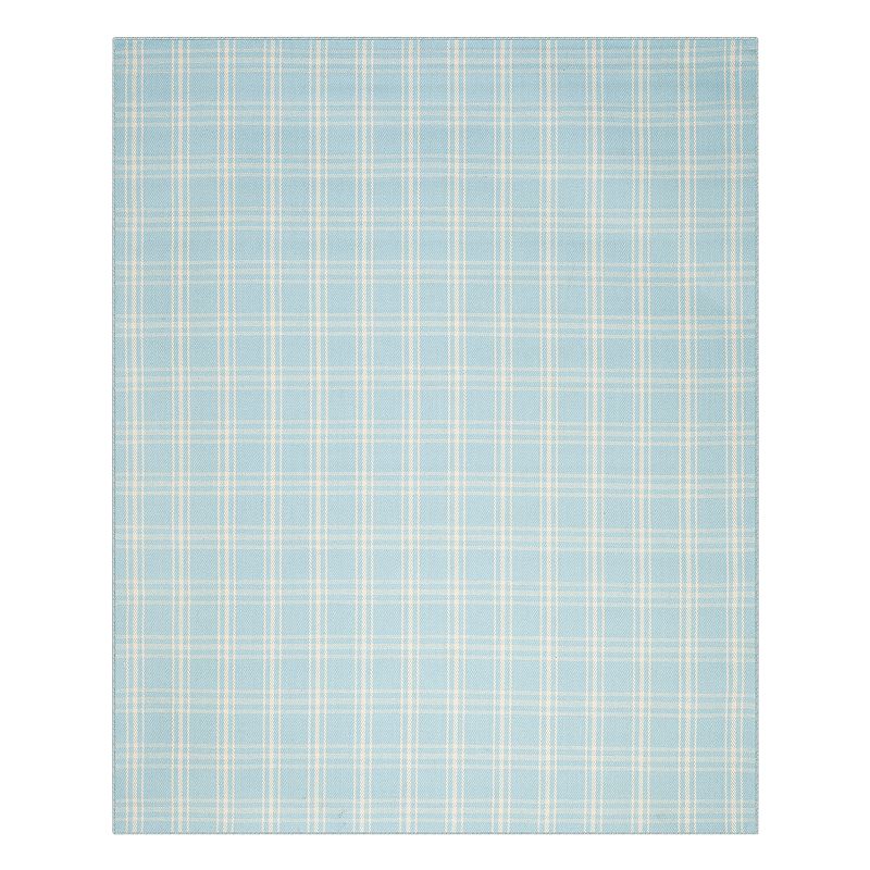 Safavieh Kilim Lilly Lattice Wool Rug, Blue, 8X10 Ft