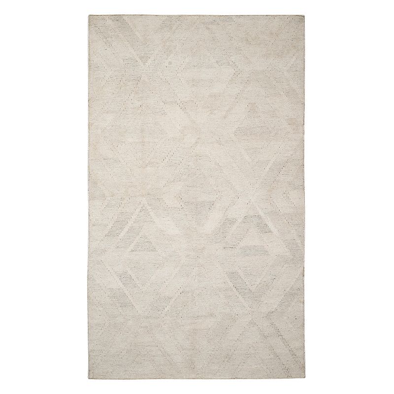 Safavieh Kilim Hannah Lattice Wool Blend Rug, Grey, 8X10 Ft