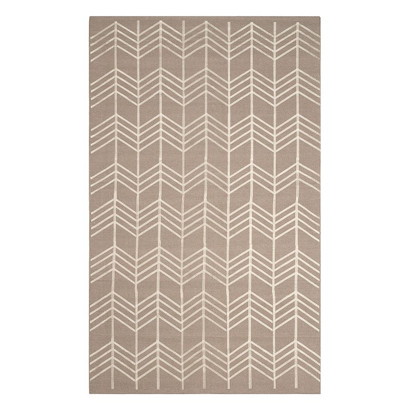 Safavieh Kilim Penelope Geometric Wool Rug, Beig/Green, 8X10 Ft