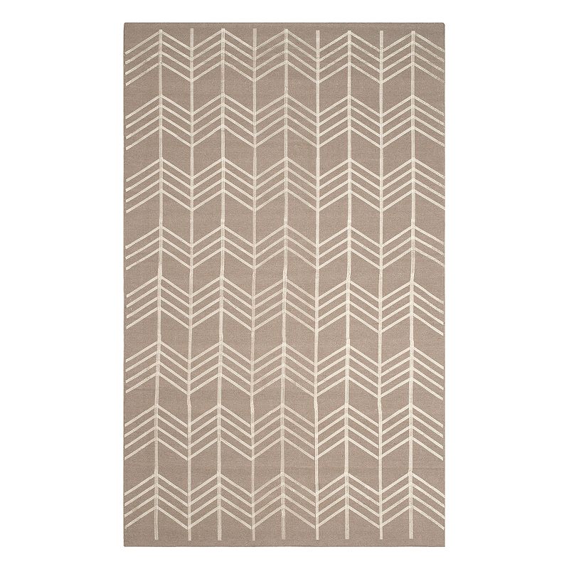 Safavieh Kilim Penelope Geometric Wool Rug, Beig/Green, 8X10 Ft