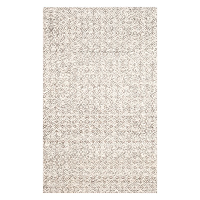 Safavieh Kilim Allison Floral Wool Rug, Grey, 5X8 Ft