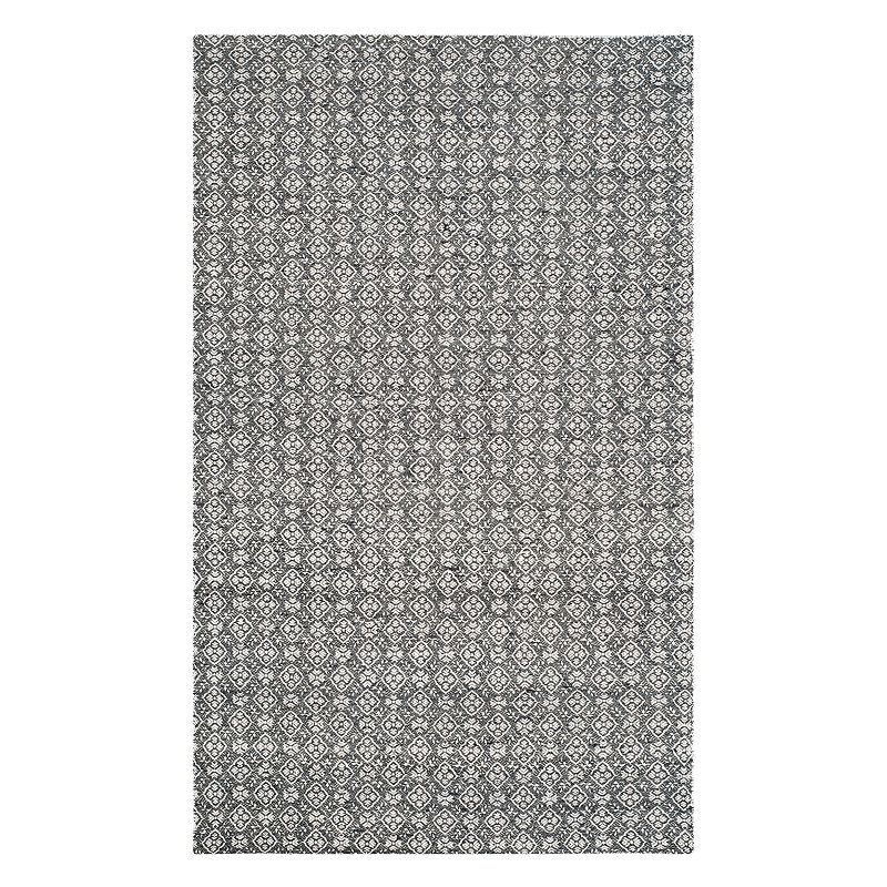Safavieh Kilim Allison Floral Wool Rug, Grey, 5X8 Ft