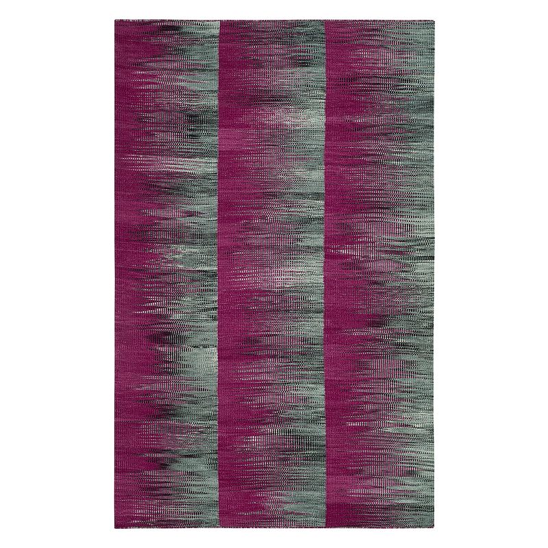 Safavieh Kilim Bailey Abstract Wool Rug, Purple, 5X8 Ft