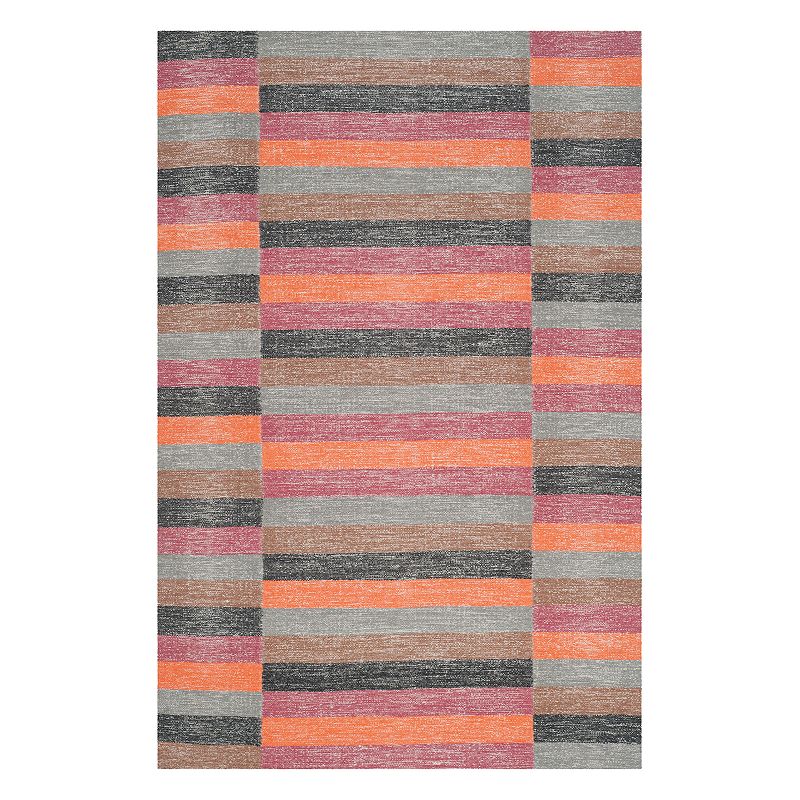 Safavieh Kilim Gabrielle Geometric Rug, Red/Coppr, 5X8 Ft