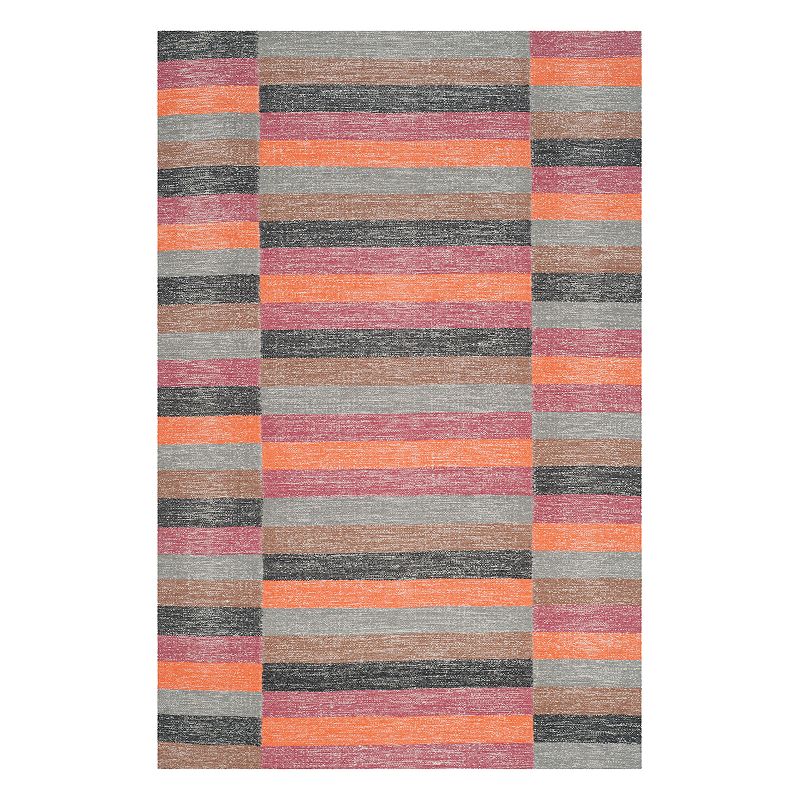 Safavieh Kilim Gabrielle Geometric Rug, Red/Coppr, 5X8 Ft