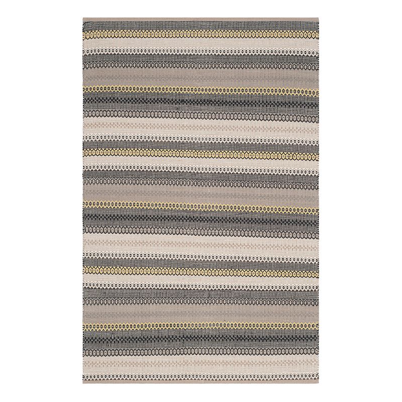 Safavieh Kilim Fiona Striped Rug, Grey, 5X8 Ft