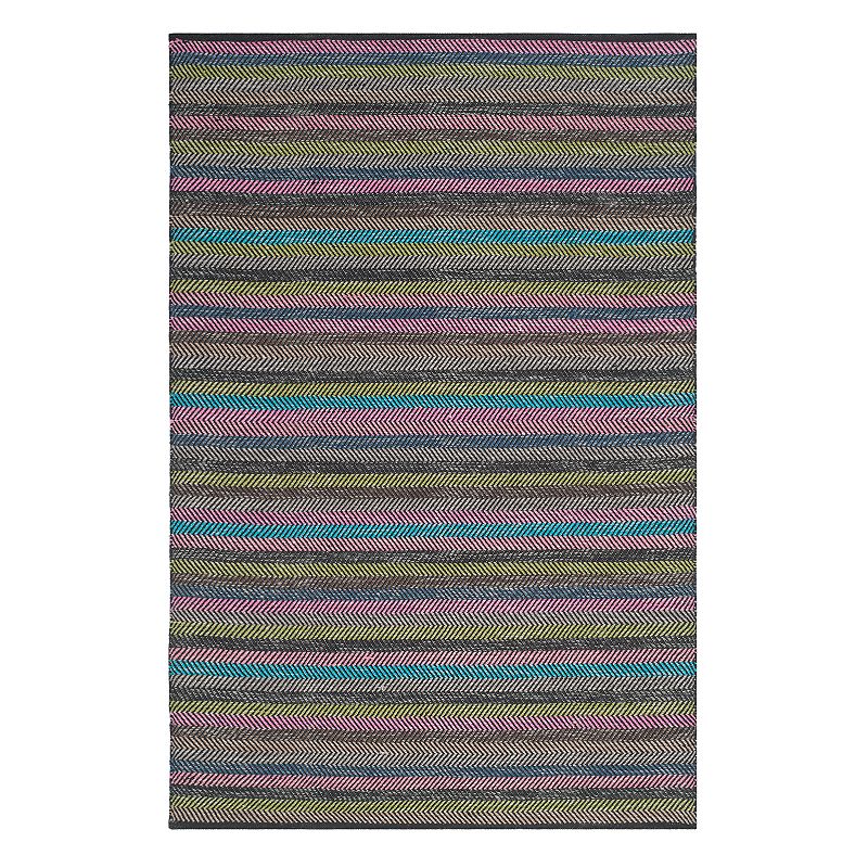 Safavieh Kilim Giselle Striped Rug, Grey, 5X8 Ft